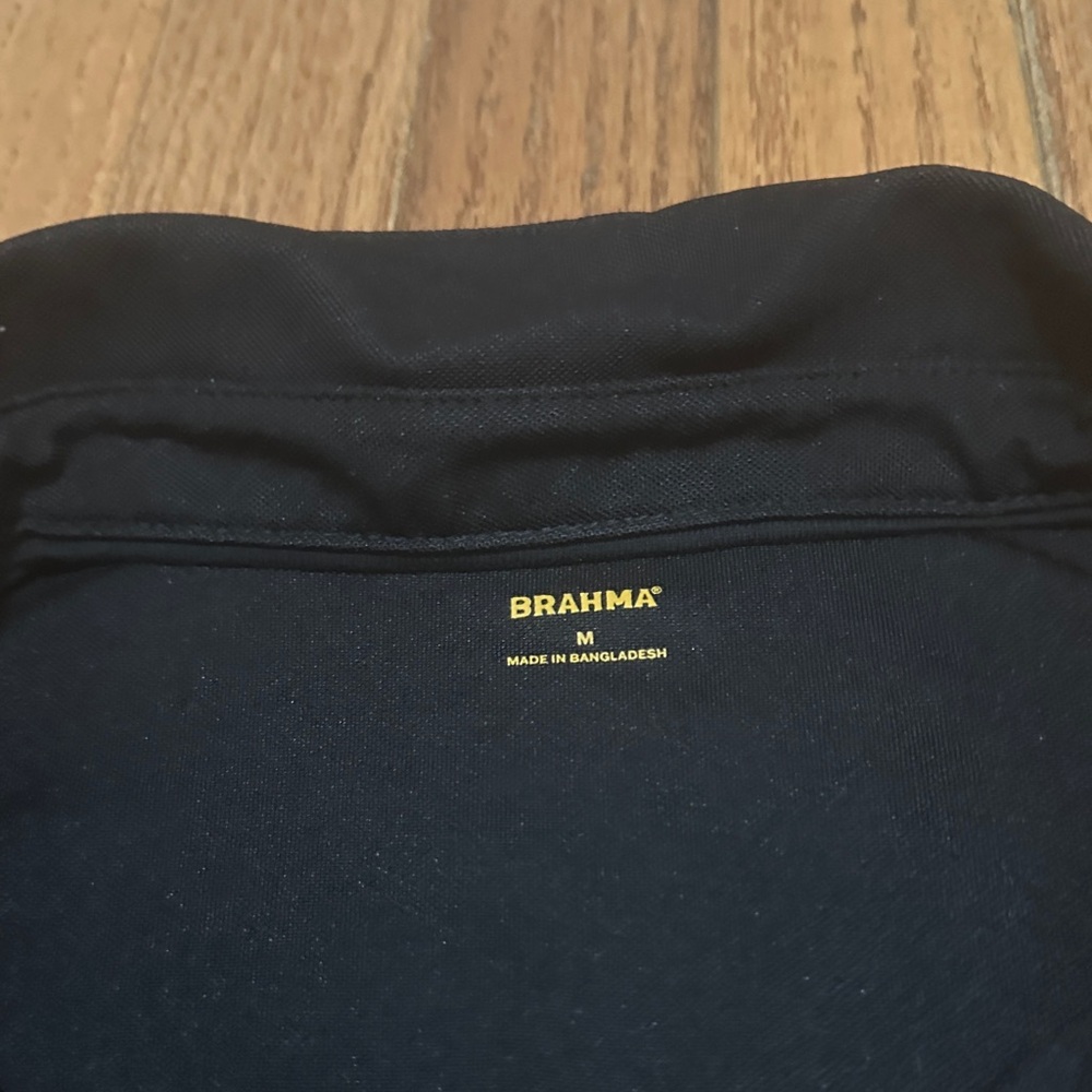 Brahma Men's Black Polo Shirt Size Medium - Picture 2 of 4